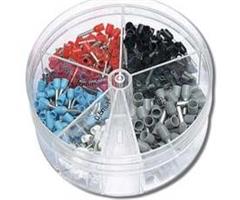 11012001 Elematic  Insulated Copper Terminals Box Dispenser EB1T Assortment 0,5-2,5mm Colour "T"